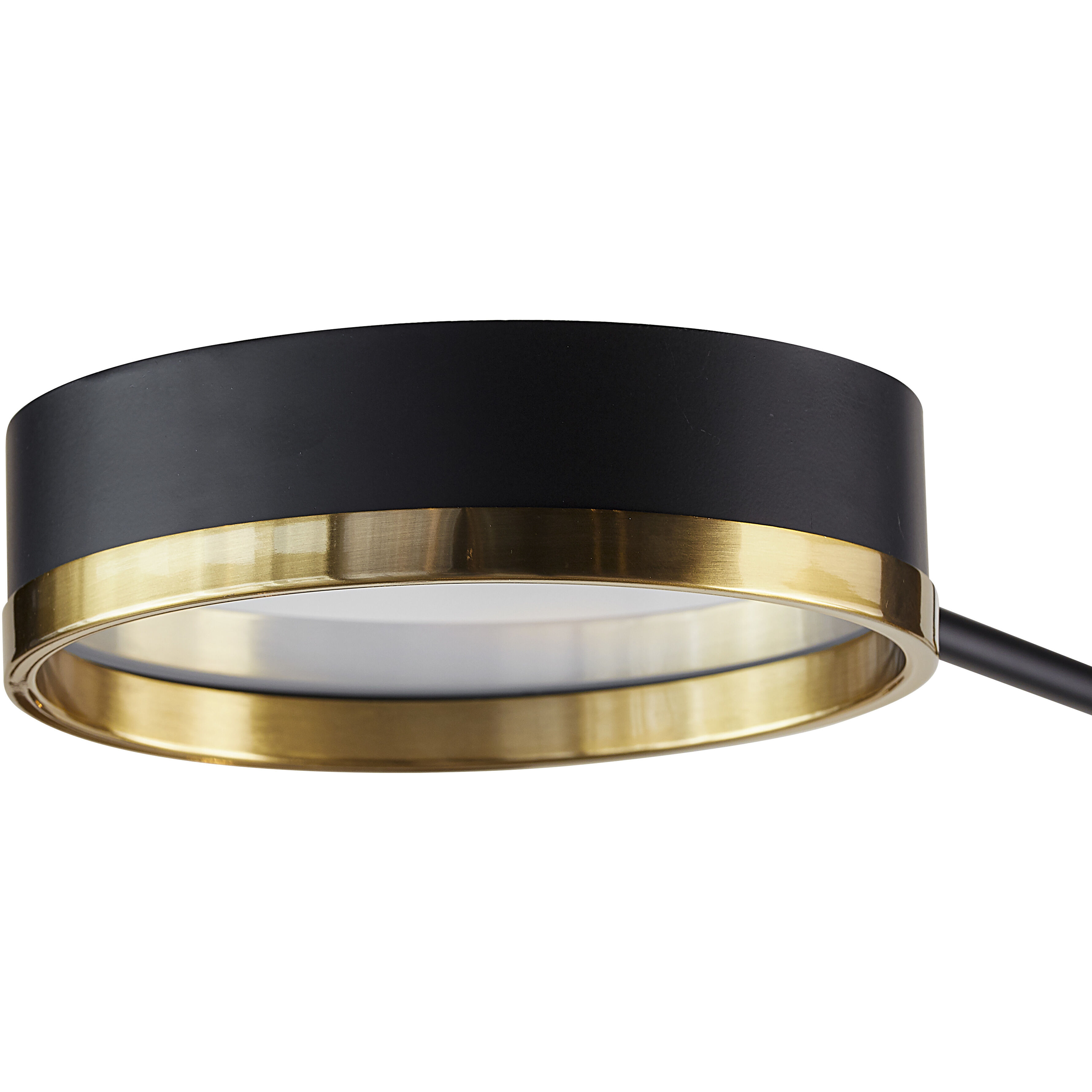 Oralee 6 Light 43 inch Black / Brass / Black Chandelier Ceiling Light